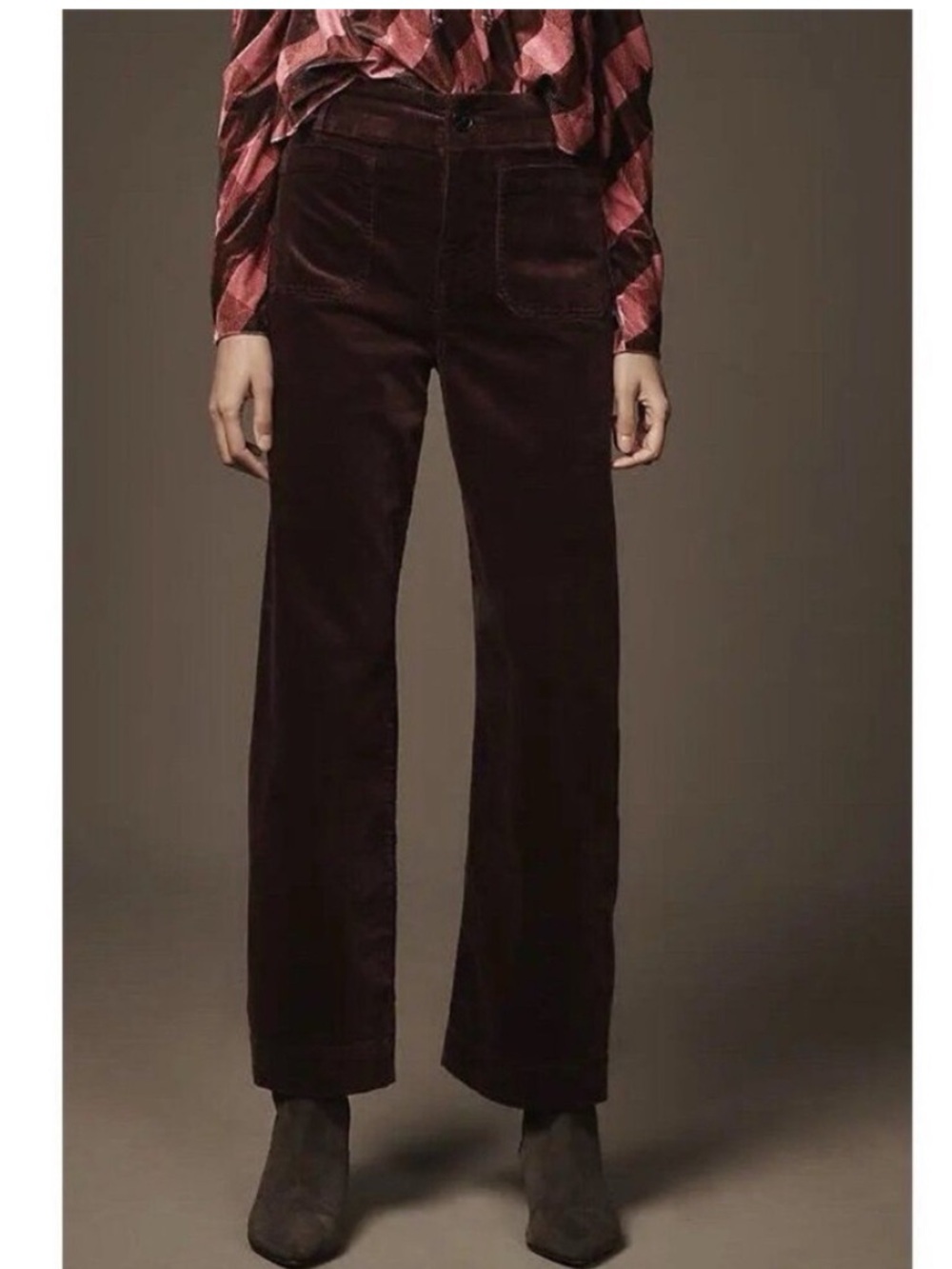 Anthropologie Colette Corduroy Wide-Leg Pants Size 26 NWT